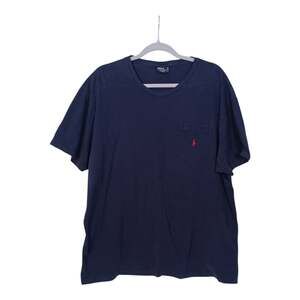 Vintage Polo Ralph Lauren T-Shirt Mens Size Large Cotton Chest Pocket Pony Logo